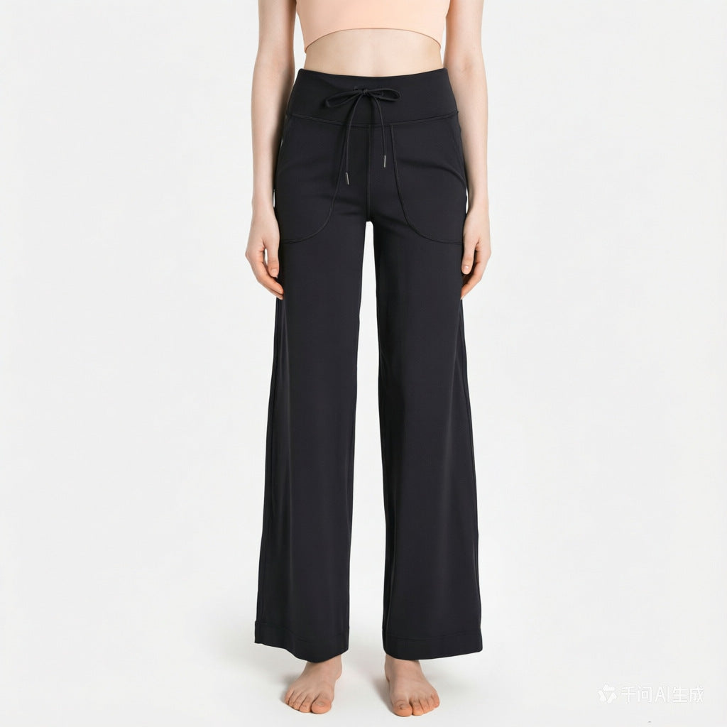 High-Waisted Wide Leg Lounge Pants