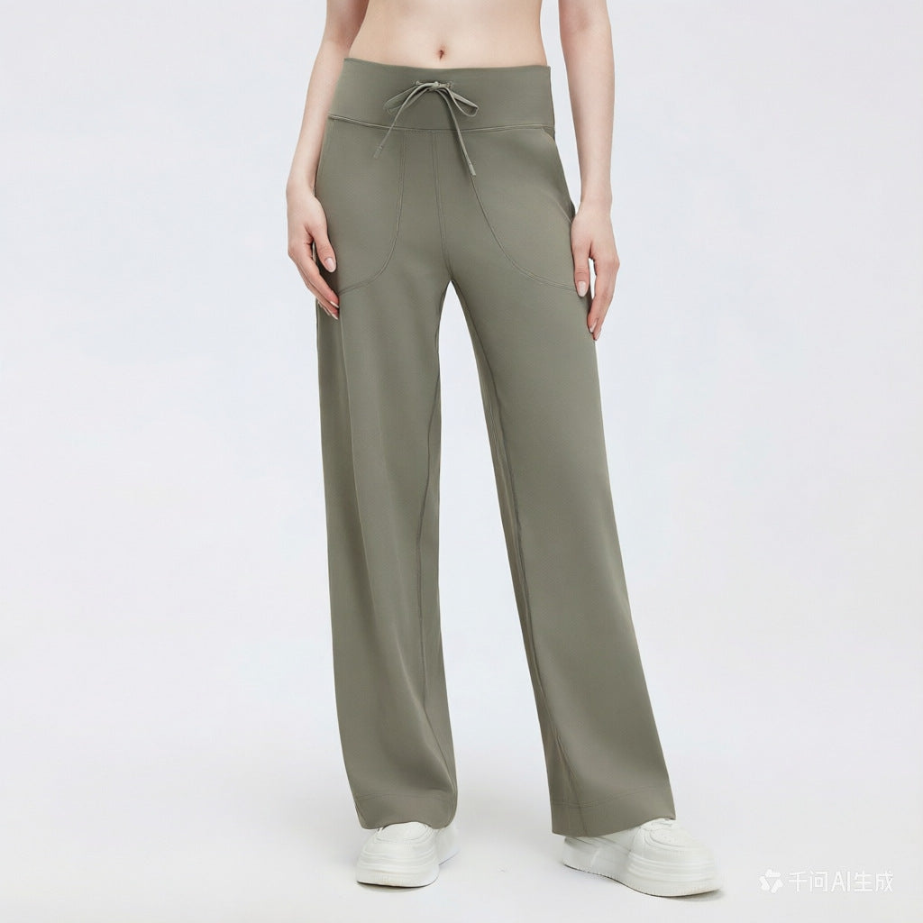 High-Waisted Wide Leg Lounge Pants